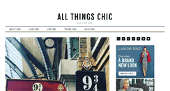 Desktop Screenshot of allthingschic.net